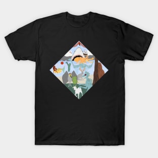 Cryprid Creature Land T-Shirt